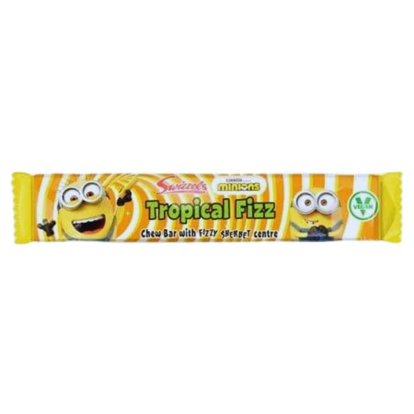 Swizzels Minions Tropical Fizz Chew Bar | 60 x 18g