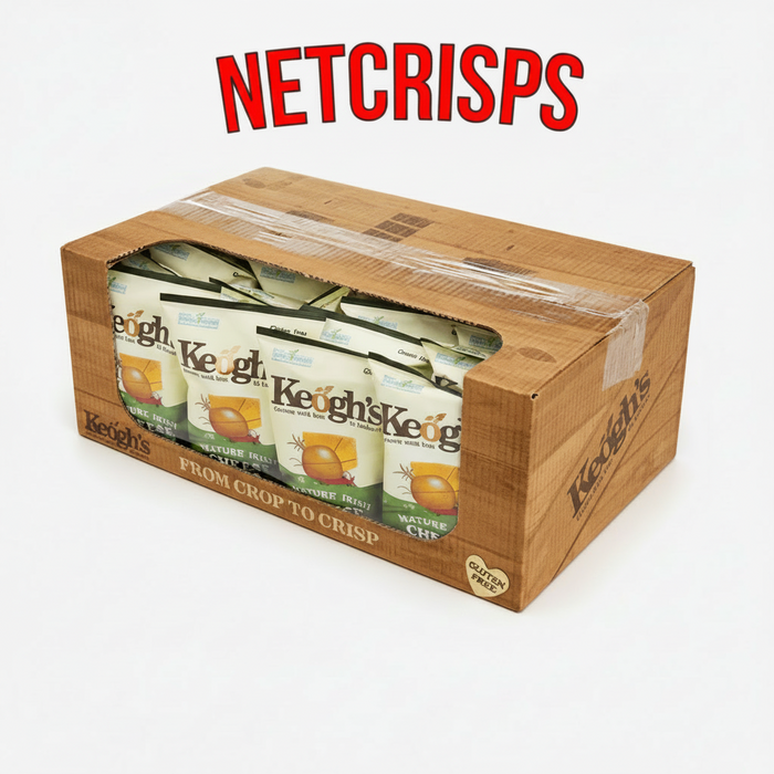 Keoghs Cheese and Onion | Box of 24 Packets (45g) - NetCrisps