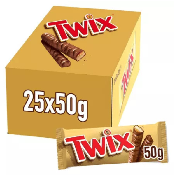 Twix Single 25x 50g