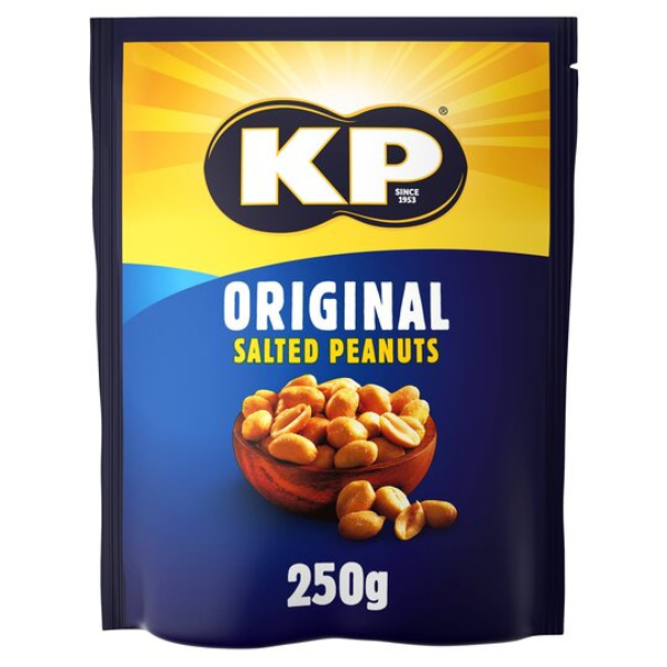 KP Salted Peanuts | 250g (Large Bag )Dated 30/11/24