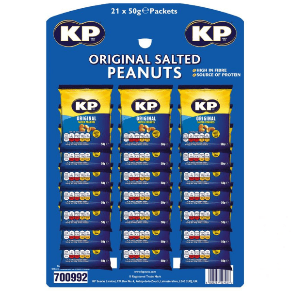 KP Nuts | Card of 21 Packets (50g)