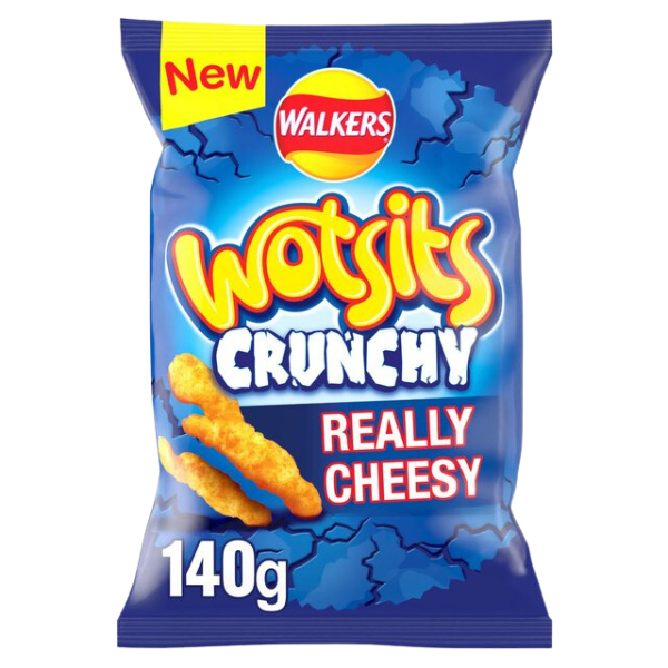 NEW Wotsits Crunchy Cheese Single Large Bag | 140g — NetCrisps