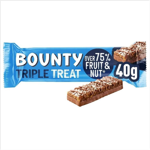 Bounty Fruit & Nut Milk Chocolate Bars – 18 x 40g - NetCrisps