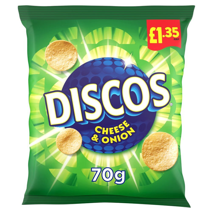 Box of Discos Cheese and Onion | 16 x 70g - NetCrisps