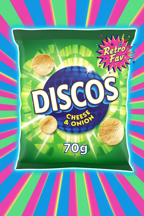 Box of Discos Cheese and Onion | 16 x 70g - NetCrisps