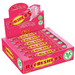 A colorful display box of Swizzels Refreshers, featuring 60 strawberry-flavored chewy bars with fizzy sherbet center. Vegan-friendly.
