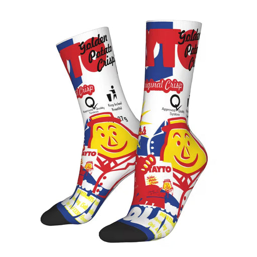 Tayto Potato Novelty Socks - Men's Multicolor One-size - NetCrisps