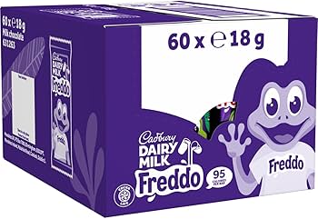 Cadbury Freddo Chocolate Bar 18g (Box of 60) - NetCrisps
