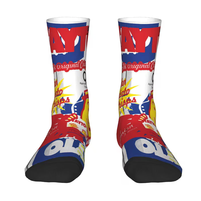 Tayto Potato Novelty Socks - Men's Multicolor One-size - NetCrisps