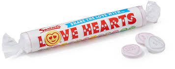 Swizzels Giant Love Hearts 10 Packets (39g)