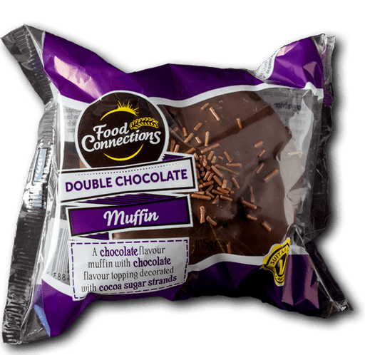 Food Connections Double Chocolate Topped Muffin | 105g | Netcrisps - NetCrisps