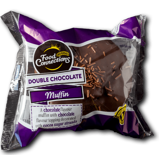 Food Connections Double Chocolate Topped Muffin | 105g | Netcrisps - NetCrisps