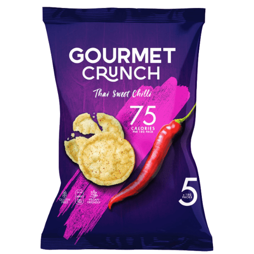 Gourmet Crunch Thai Sweet Chilli 5 x 18g - NetCrisps
