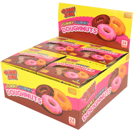 Gummi Zone Gummy Doughnuts | 24 x 24g - Sweets