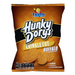 A bag of Hunky Dorys Crinkle Cut Buffalo flavor potato crisps, featuring a bold design with the product name prominently displayed.