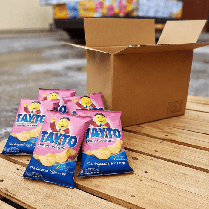 Half Box of Tayto Prawn Cocktail | 25 Packets (35g) - NetCrisps
