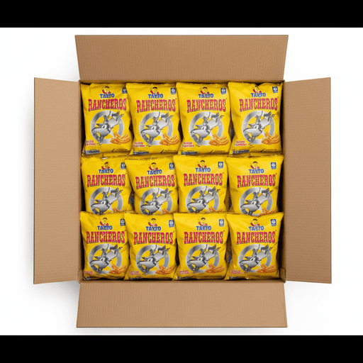 Half Box of Tayto Rancheros Bacon Flavour | Box of 25 Packets (31g) - NetCrisps