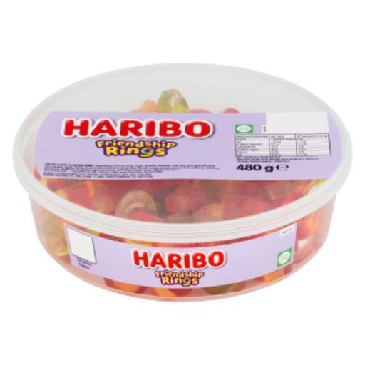 Haribo Friendship Rings | Tub of 150 Pieces - Sweets