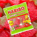 HARIBO Giant Strawbs Strawberry Flavour Chewy Jelly Sweets Sharing Bag 140g - NetCrisps