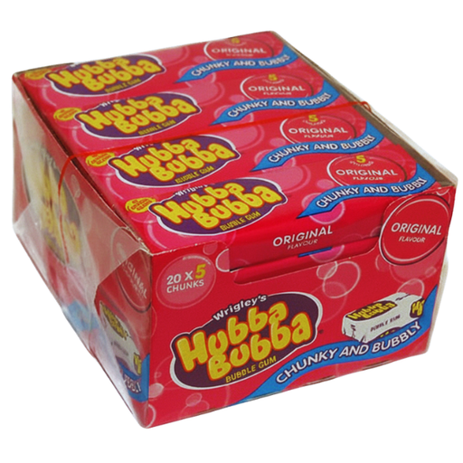 Hubba Bubba Original Bubblegum Chews - 20 x 5 Pieces - NetCrisps