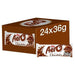 Box of Aero chocolate bars with a single bar displayed on a white background