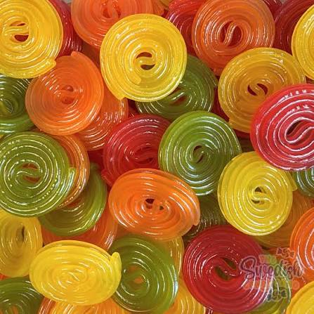 Haribo Rotella Fruit Sweets, Pack of 100 (Approx. 800g)