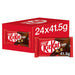 A red KitKat Dark chocolate box with a single KitKat bar in front, showing '24x41.5g' on the packaging against a white background.