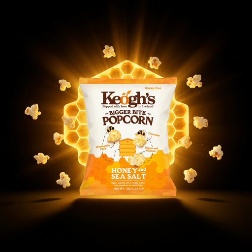 Keoghs Honey & Sea Salt Popcorn 24 x 33g - NetCrisps