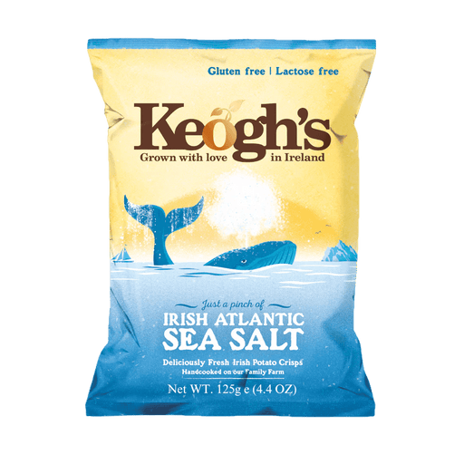 Keogh's Irish Atlantic Sea Salt Crisps - 24 x 45g Case|Netcrisps - NetCrisps