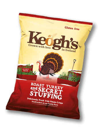 Keoghs Turkey & Stuffing | Box of 24 Packets (50g) - NetCrisps