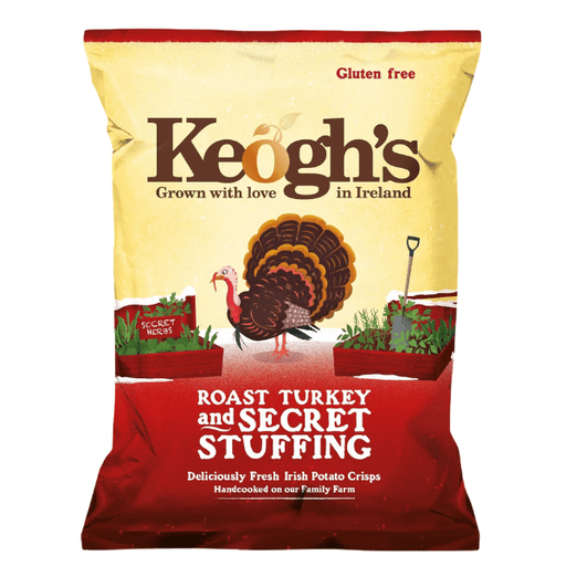 Keoghs Turkey & Stuffing | Box of 24 Packets (50g) - NetCrisps