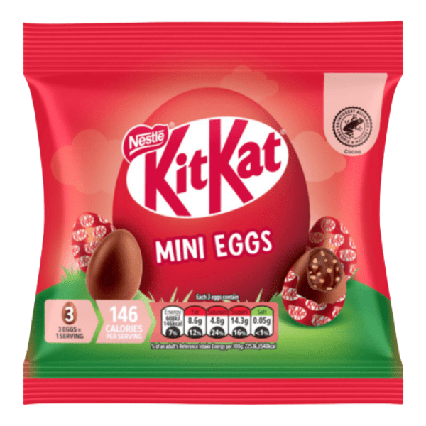 Kit Kat Mini Eggs Sharing Bag 81g | Milk Chocolate Easter Treat - NetCrisps