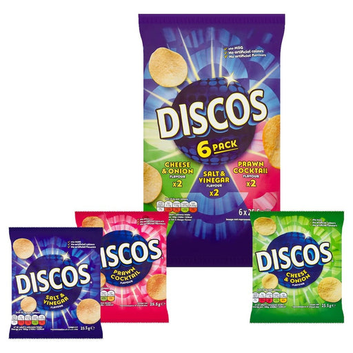 KP Discos Variety Pack | 6 x 25.5g - NetCrisps