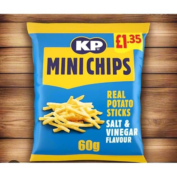 Kp Mini Chips Salt & Vinegar 20 x 60g - NetCrisps