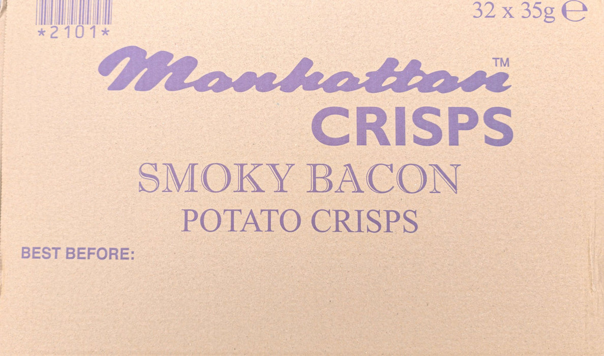 Manhattan Crisps Smoky Bacon | 32 x 35g - NetCrisps