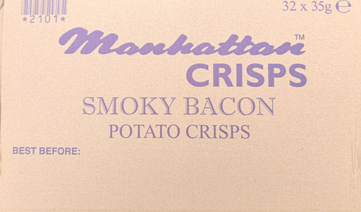 Manhattan Crisps Smoky Bacon | 32 x 35g - NetCrisps