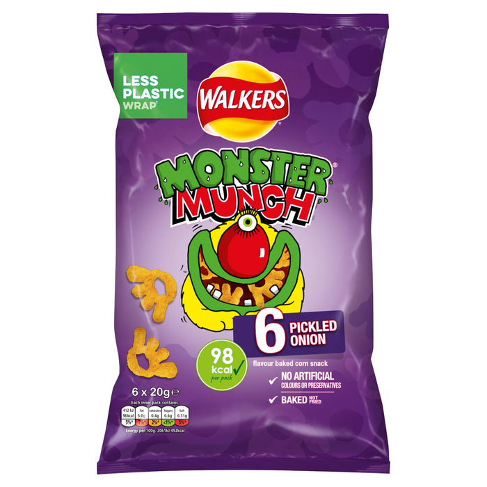 Monster Munch Pickled Onion 6Pk