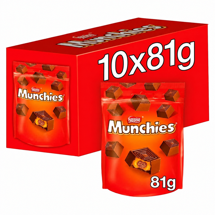 Munchies pack with printed price marks removed