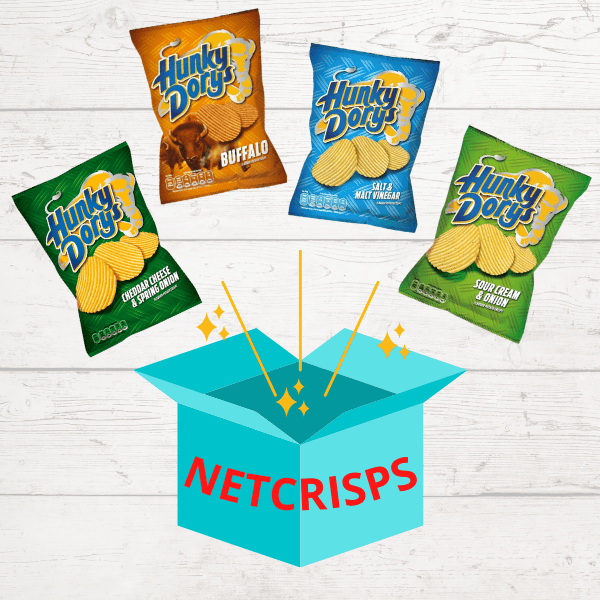 Netcrisps Hunky Dory Movie Night Box | 12 Large Sharing Bags - NetCrisps