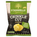 O'Donnells Crinkle Cut Furrows Sour Cream & Onion Crisps 12 x (125 g) - NetCrisps