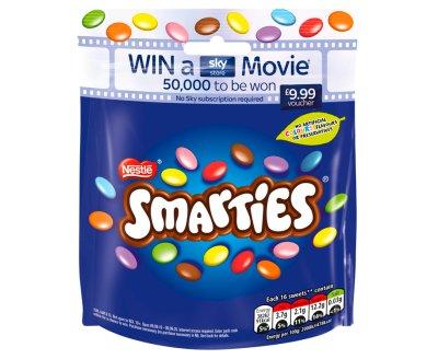 Party Box of Tayto Waffles, Snax, Mighty Munch & Smarties | Box of 30 - NetCrisps