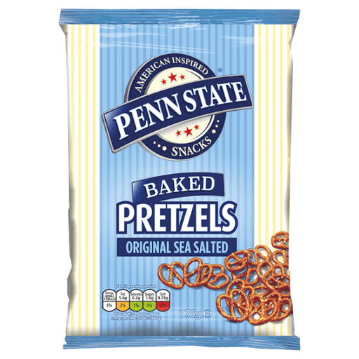 Penn State Original Sea Salted Sharing Pretzels Large Bag (175g) - NetCrisps