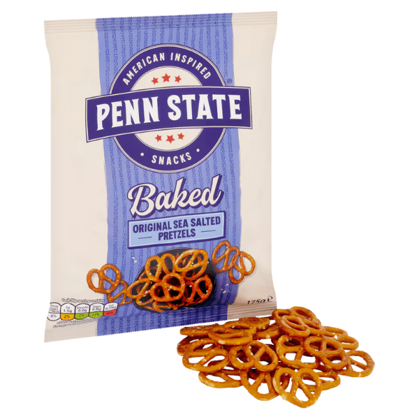 Penn State Original Sea Salted Sharing Pretzels Large Bag (175g) - NetCrisps