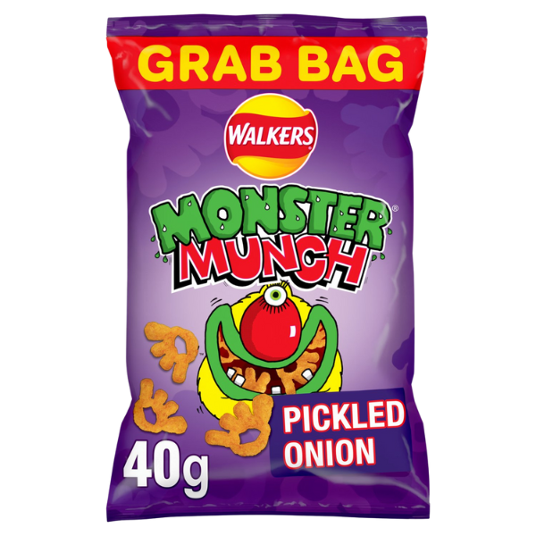 Monster Munch Pickled Onion | Box of 30 Packets (40g)