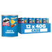 Pringles Salt & Vinegar Crisps | 12 x 40g Tubs | Bold Tangy Flavour| Netcrisps - NetCrisps