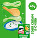 Pringles Sour Cream & Onion | Sourcream Chips | 12 Small Tins for on the Go (12 X 40 g) - NetCrisps