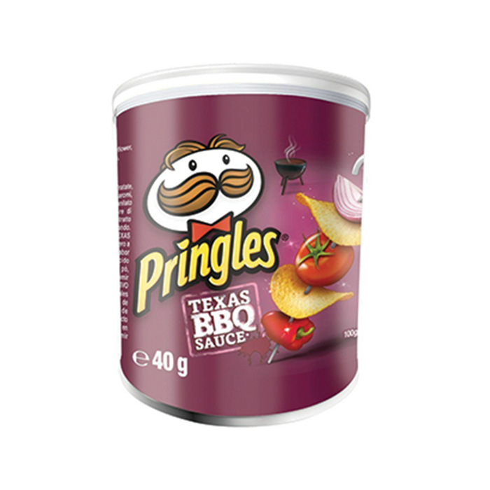 Pringles Texas BBQ | Tray of 12 Tubs (40g) - Crisps