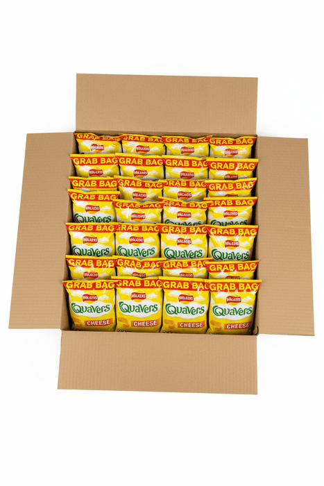 Quavers Cheese | Box of 30 Packets (34g) - NetCrisps