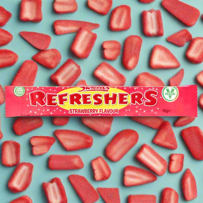 Box of Swizzels Refreshers Strawberry Chew Bar | 60 x 18g  | Netcrisps