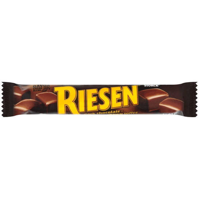 Riesen Dark Chocolate Chewy Toffee 45g (Case of 24)